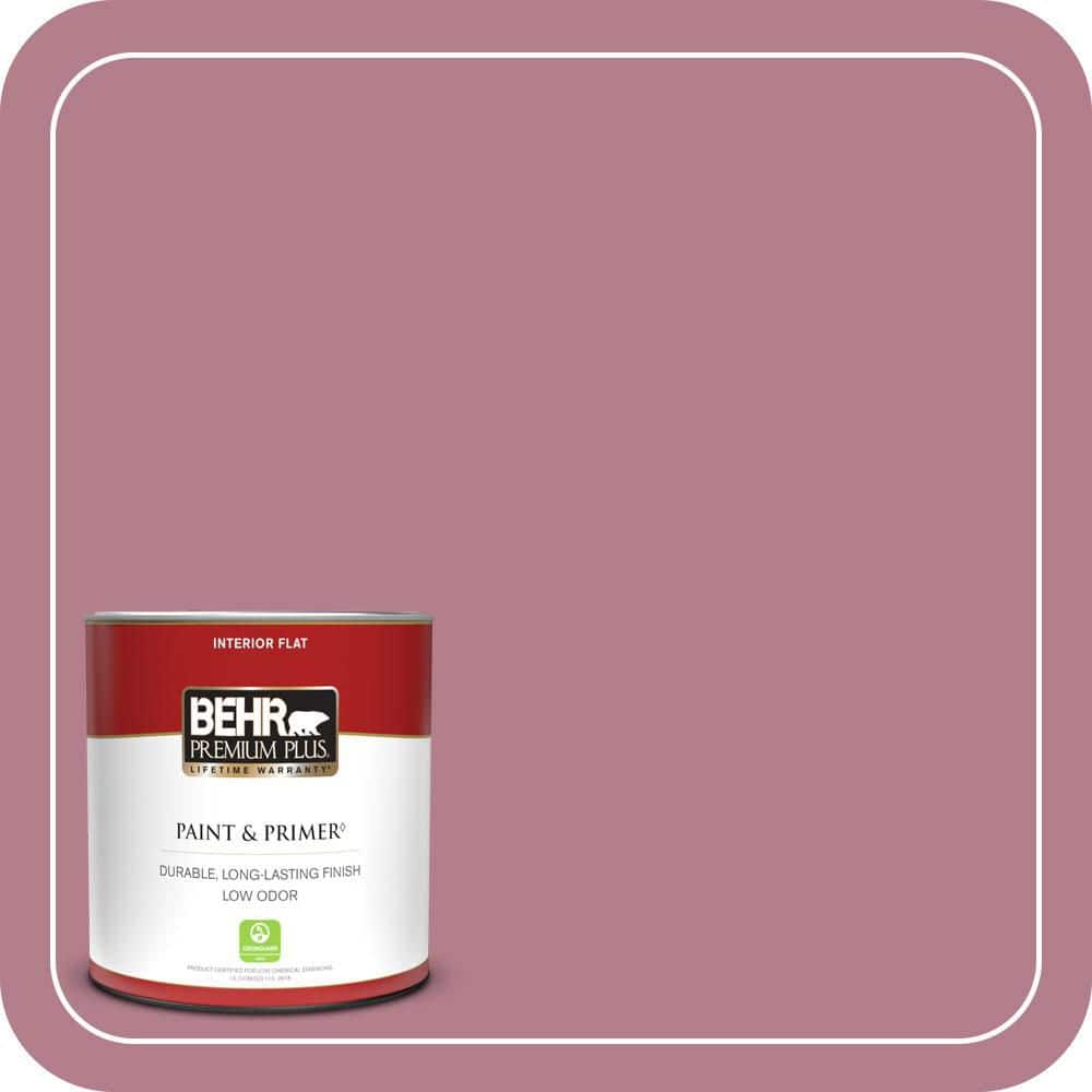 BEHR PREMIUM PLUS #100D-4 Degas Pink Enamel Low Odor & Primer (1)