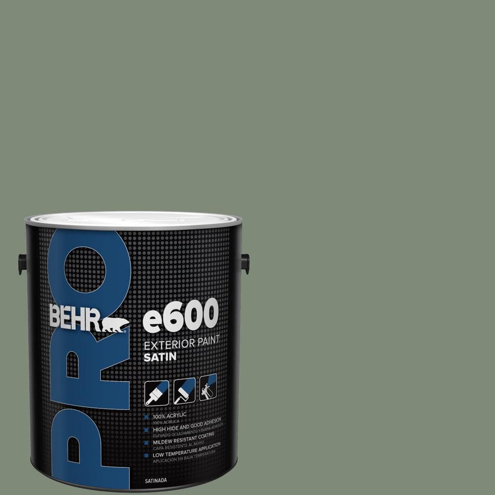 BEHR PRO 1 gal. #N400-5 Thai Basil Satin Exterior Paint