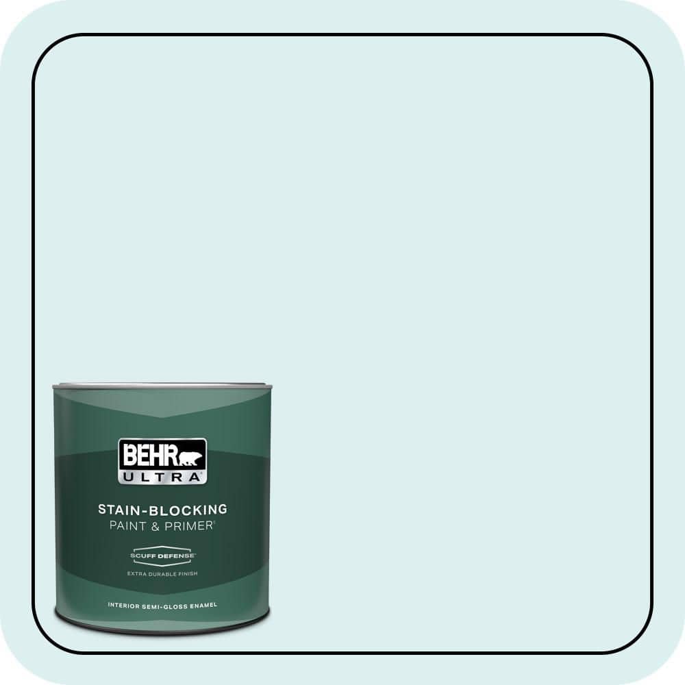 BEHR ULTRA 1 qt. #510A-1 Soar Extra Durable Semi-Gloss Enamel Interior Paint & Primer