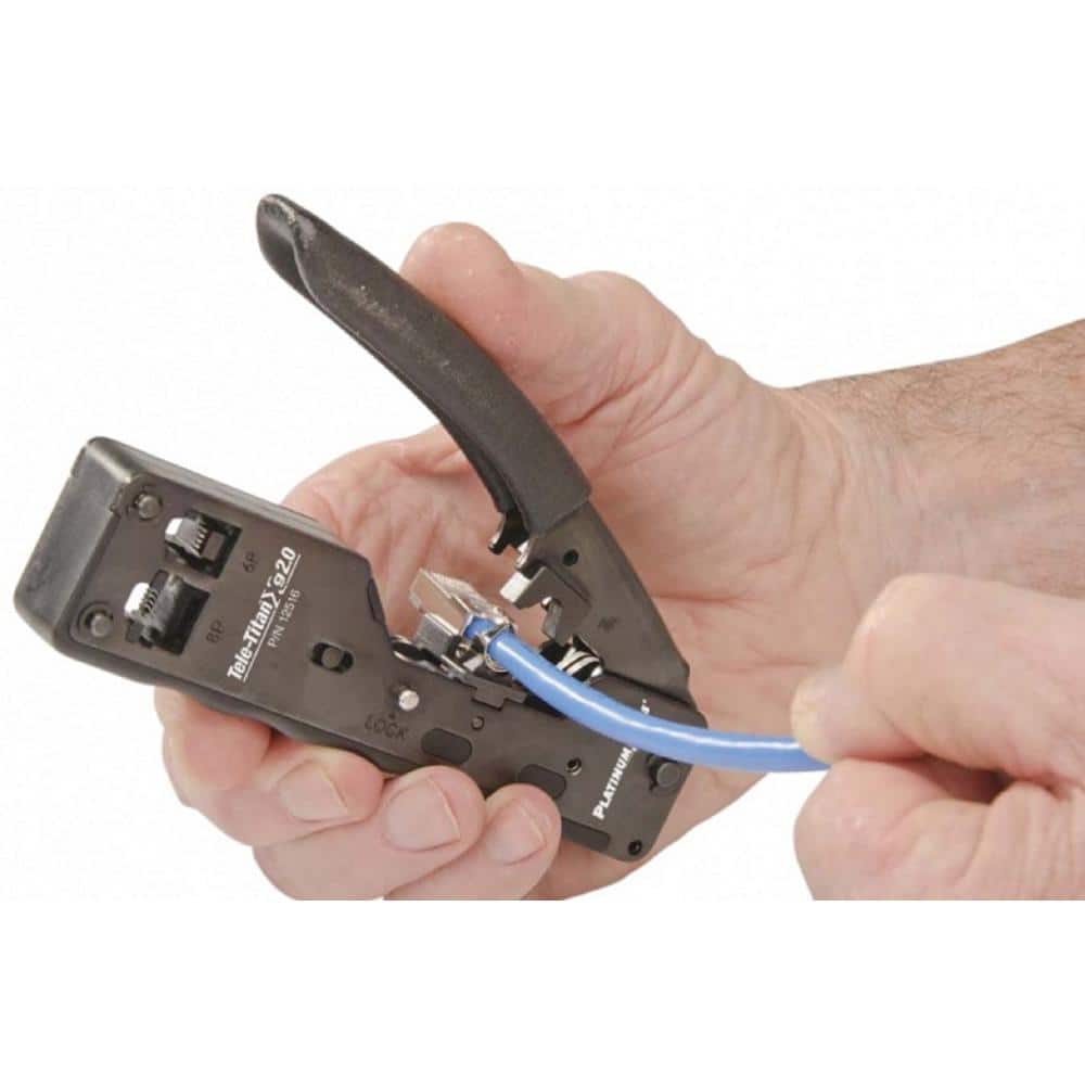 Platinum Tools Tele-TitanXg 2.0 CAT6A/10Gig Crimp Tool (2)