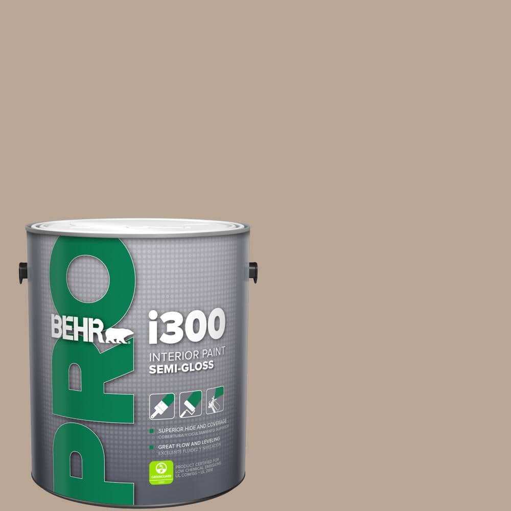 BEHR PRO 1 gal. #BXC-43 Desert Sandstorm Semi-Gloss Interior Paint