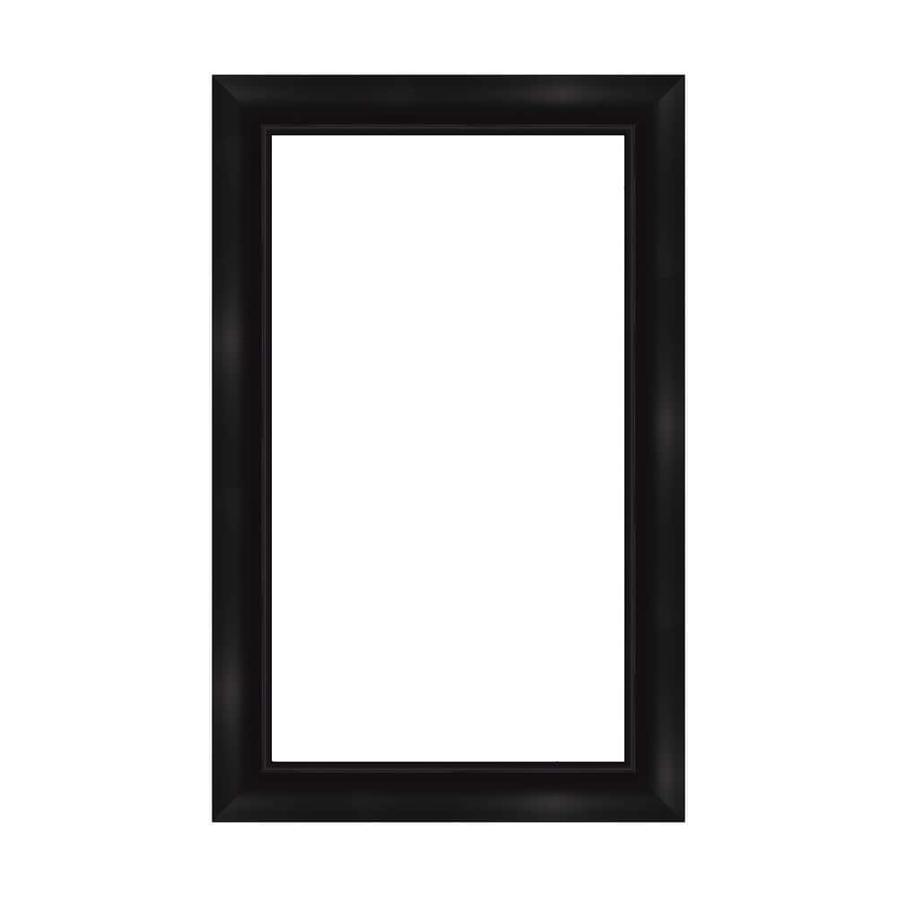 Amanti Art Mirror Makeover Grand Black Narrow 17.25 in. W x 27.25 in. H Bathroom Mirror Frame Border Kit-Fits a 16 x 26 Mirror (1)