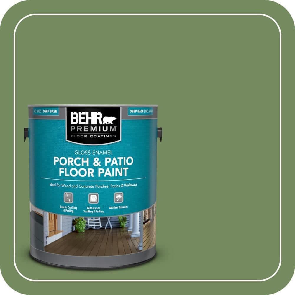 BEHR PREMIUM 1 gal. #M380-6 Fern Canopy Gloss Enamel Interior/Exterior Porch and Patio Floor Paint