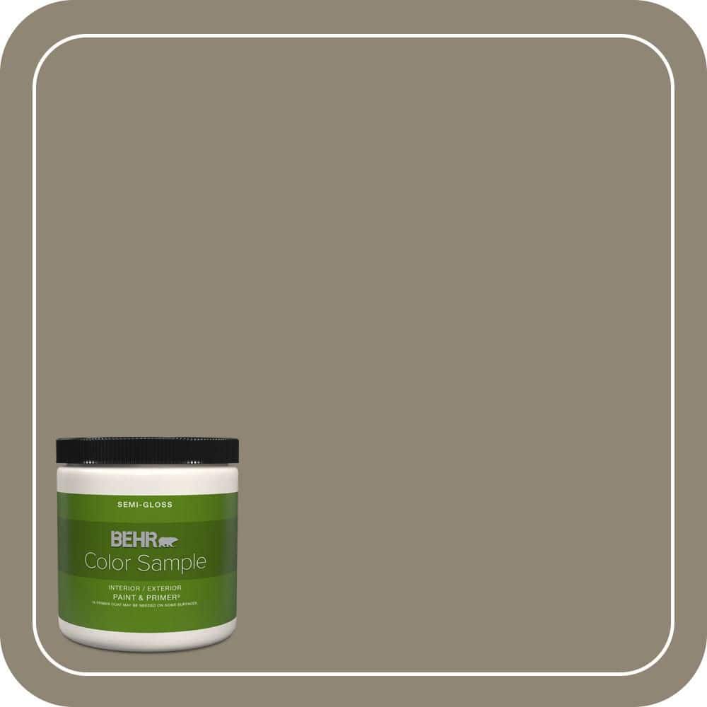 BEHR PREMIUM PLUS #ECC-14-2 Great Frontier Interior/Exterior Paint & Primer Color Sample (1)
