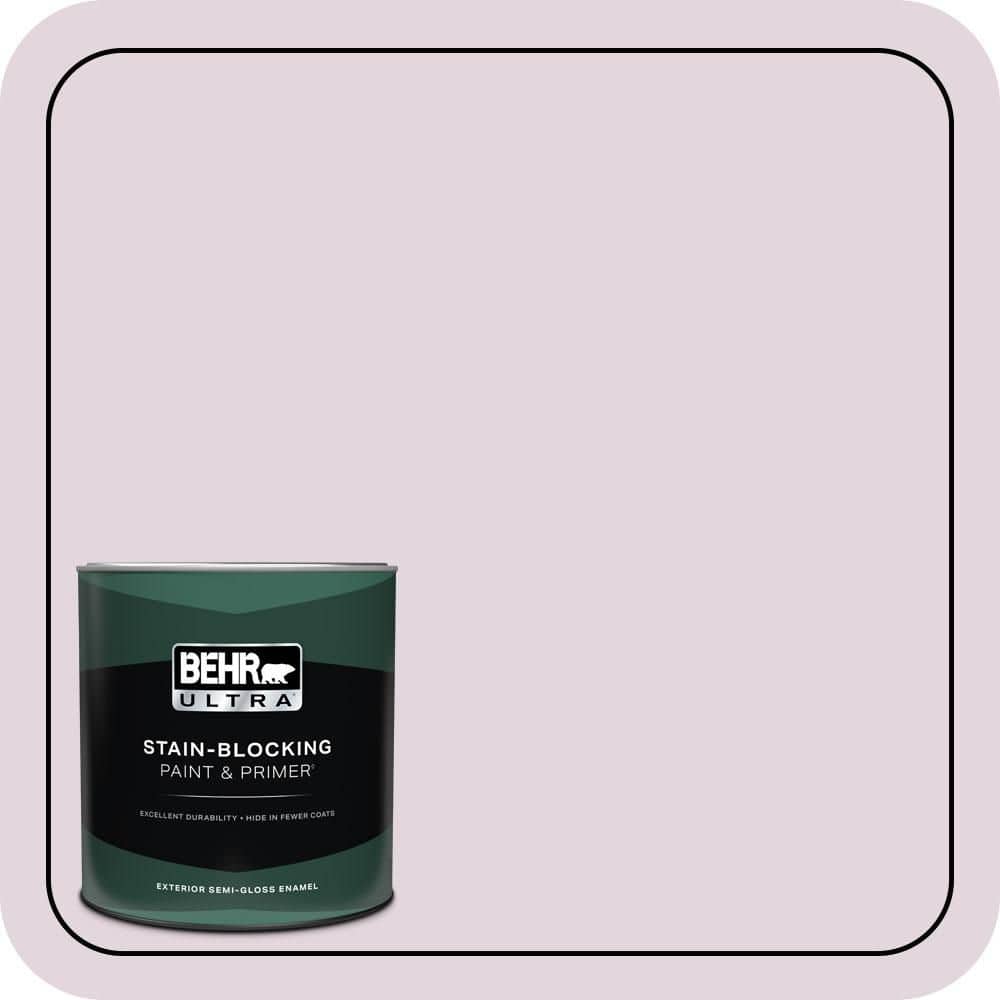 BEHR ULTRA 1 qt. #S110-1 Secret Scent Semi-Gloss Enamel Exterior Paint & Primer