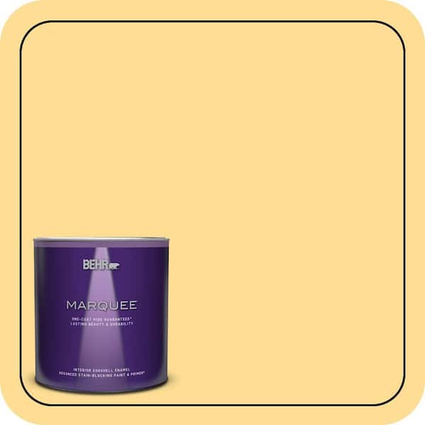 BEHR PREMIUM PLUS #350B-5 Straw Hat Enamel Low Odor & Primer (4)