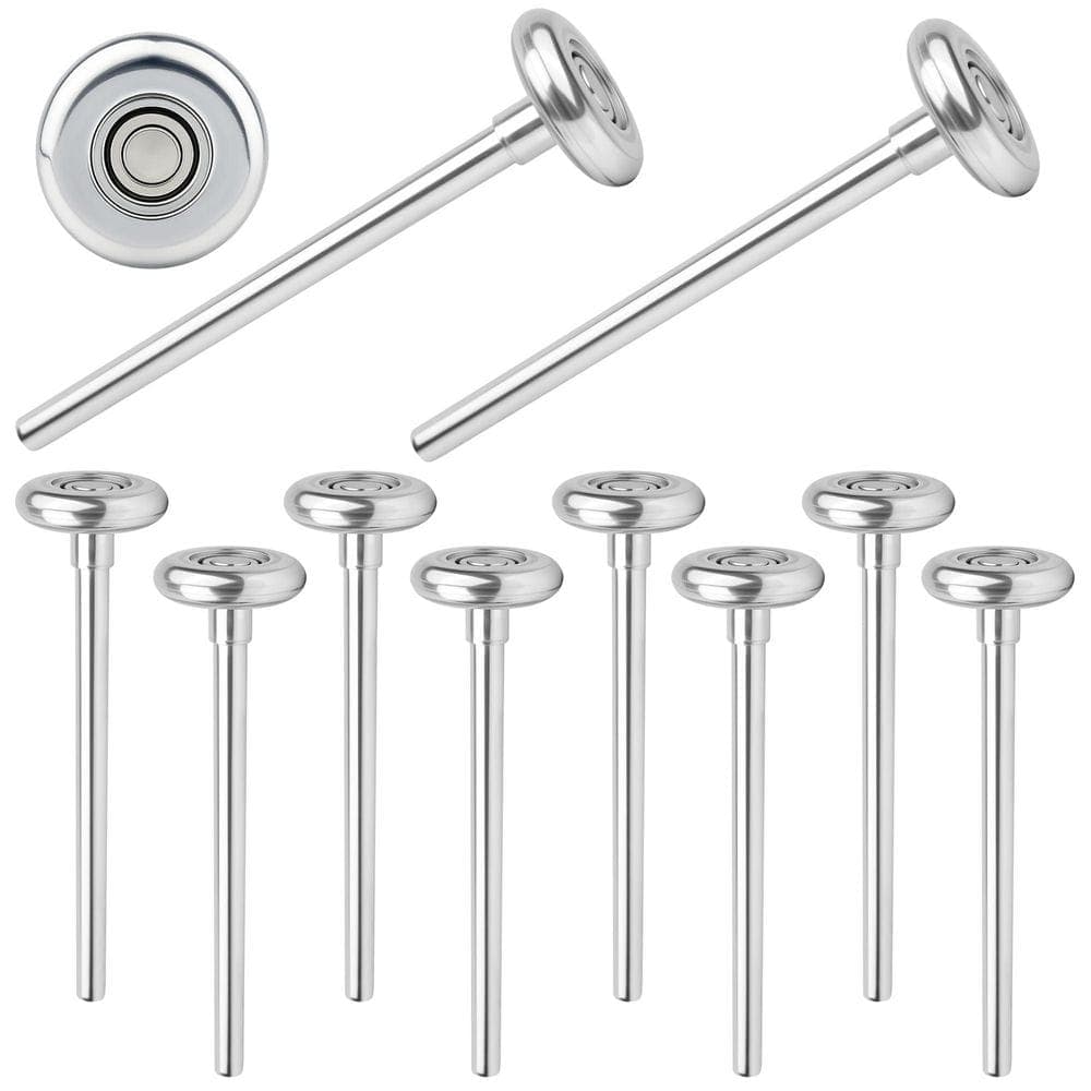 Unbranded 4 in. Steel Quiet High Load Precision Bearing Garage Door Roller for 2 in. Track Commercial 10-Pack (1)