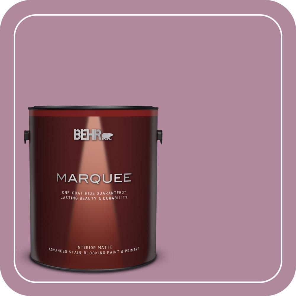 BEHR MARQUEE 1 gal. #690D-5 Winsome Rose Matte Interior Paint & Primer