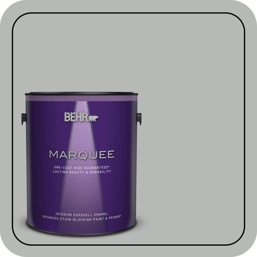 BEHR MARQUEE 1 gal. #N460-3 Lunar Surface One-Coat Hide Eggshell Enamel Interior Paint & Primer