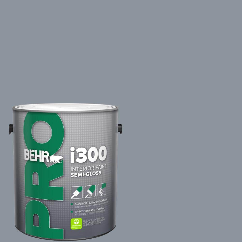 BEHR PRO 1 gal. #BXC-88 Cool December Semi-Gloss Interior Paint