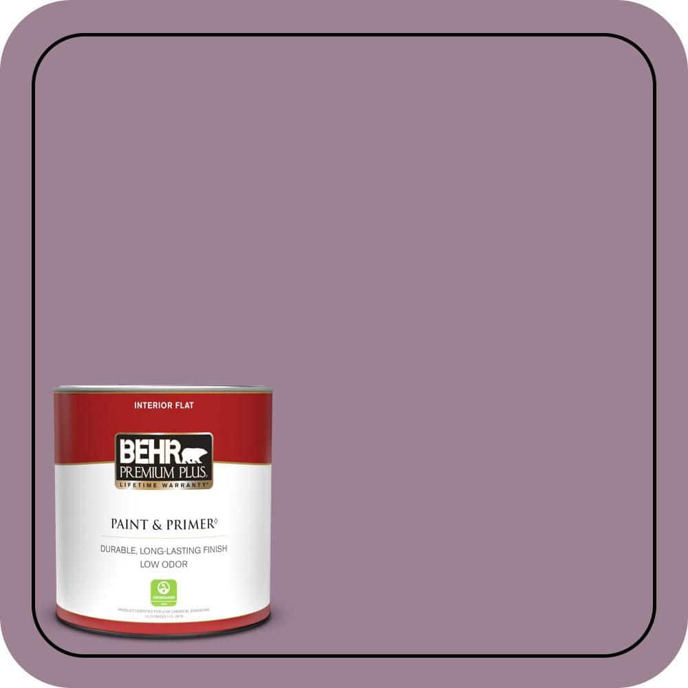 BEHR PREMIUM PLUS #S110-5 Garden Plum Flat Low Odor & Primer