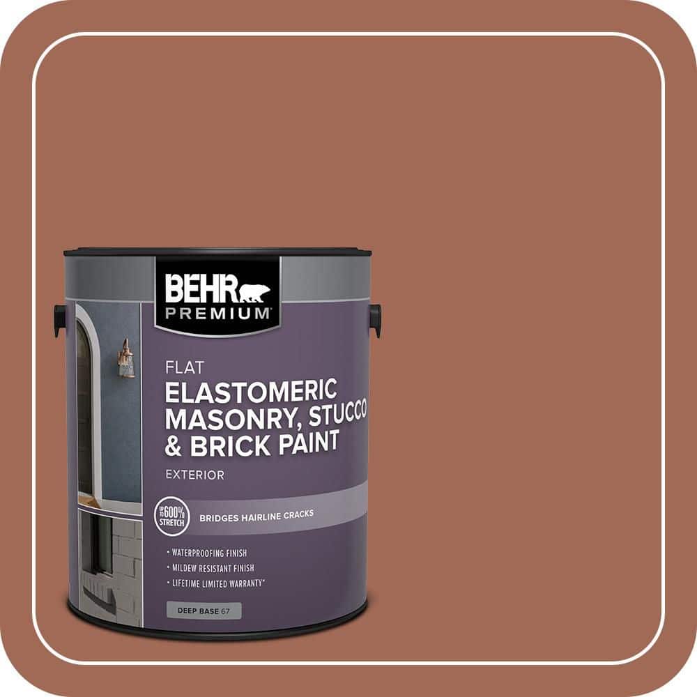 BEHR PREMIUM 1 gal. #S180-6 Perfect Penny Elastomeric Masonry, Stucco and Brick Exterior Paint (1)