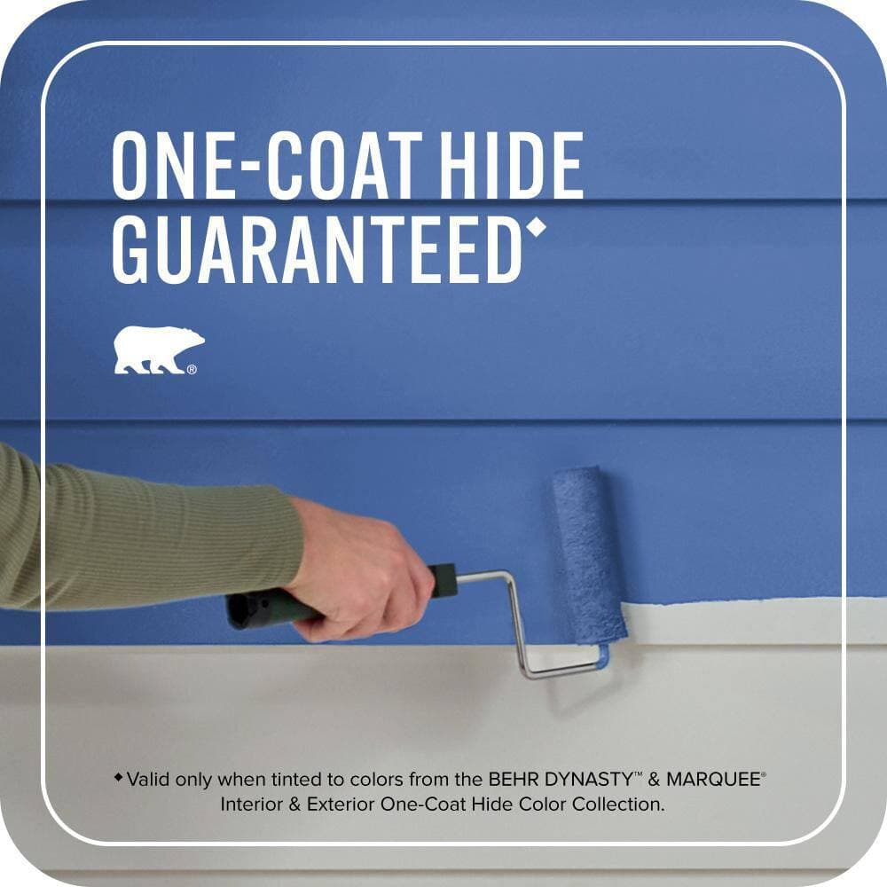 BEHR MARQUEE 1 gal. #P530-6 Indigo Batik Flat Exterior Paint & Primer (3)