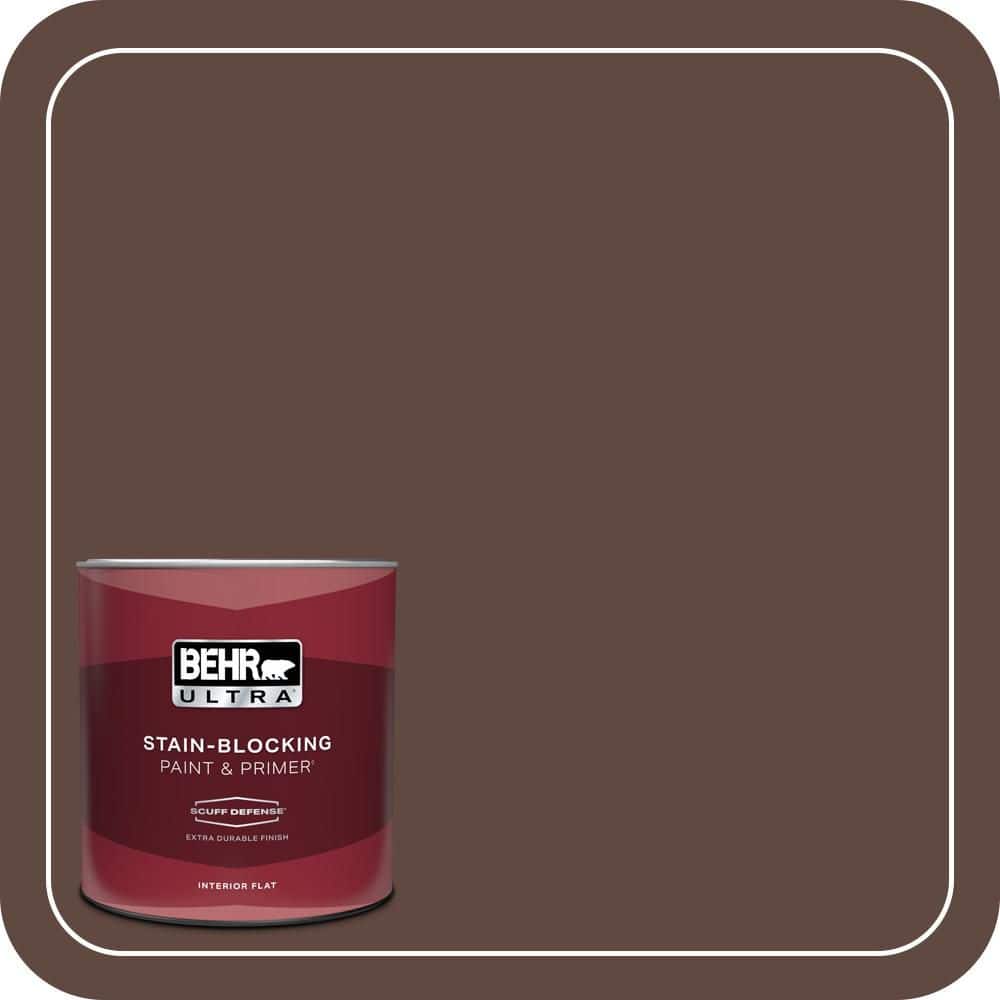 BEHR ULTRA 1 qt. #S-G-780 Spiceberry Extra Durable Flat Interior Paint & Primer