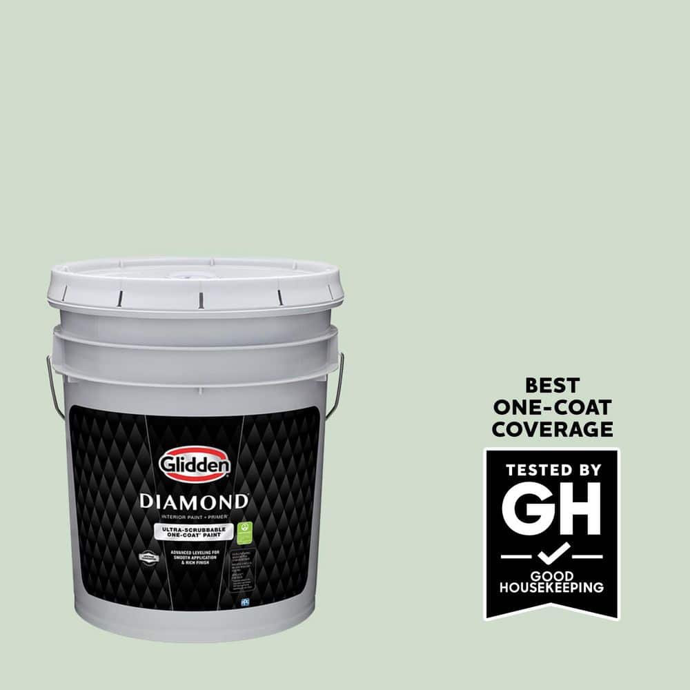 Glidden Diamond 5 gal. PPG1130-3 St. Augustine Semi-Gloss Interior Paint with Primer
