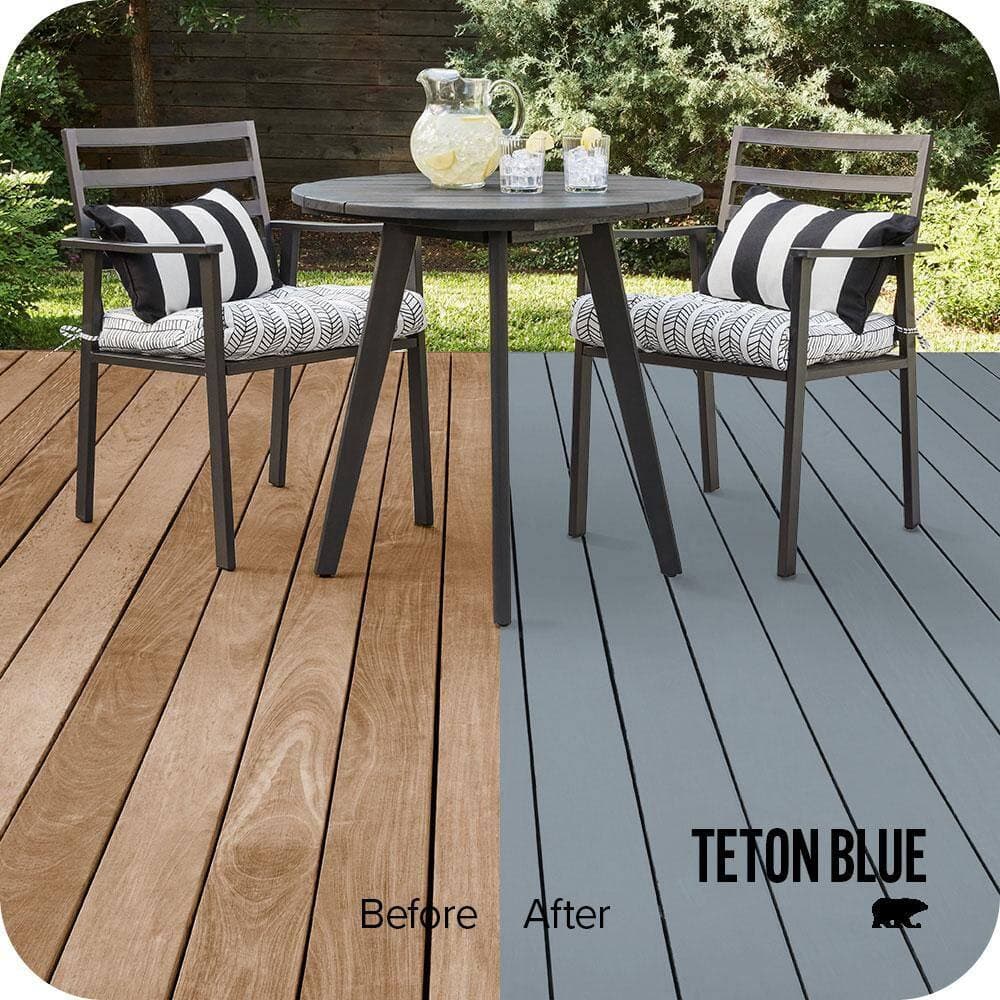 BEHR DECKplus #N490-4 Color Waterproofing Exterior Wood Stain (2)
