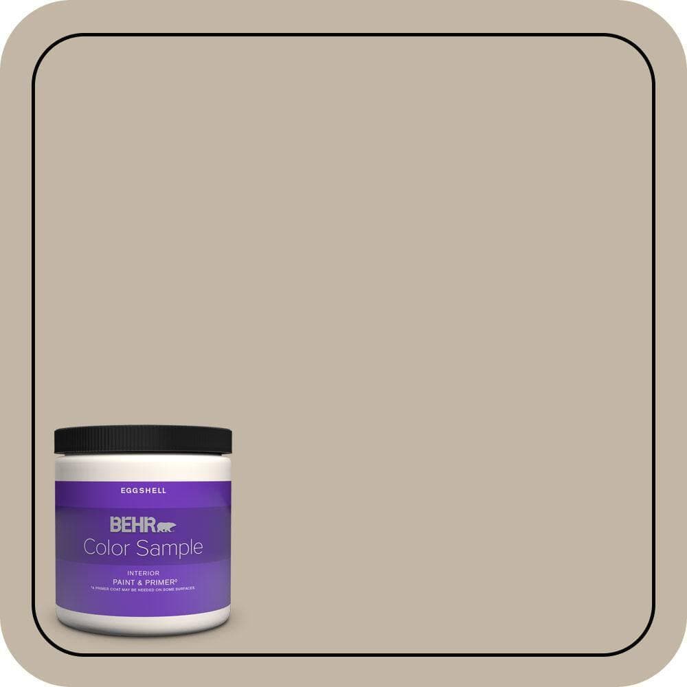 BEHR PREMIUM PLUS #MQ2-51 Pasha Brown Enamel & Primer Color Sample (1)