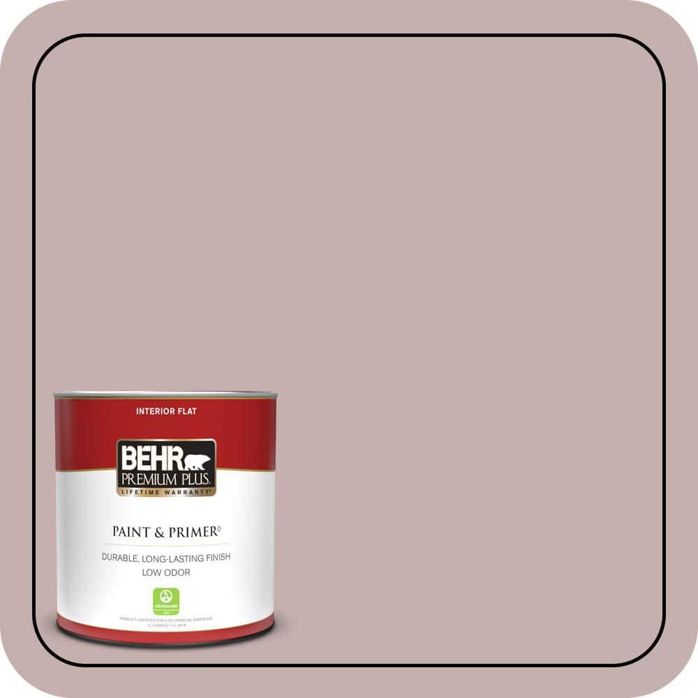 BEHR PREMIUM PLUS #MQ1-45 Versailles Rose Flat Low Odor & Primer (1)