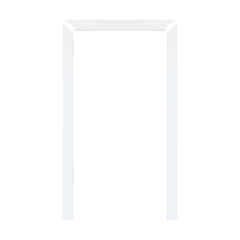 RESO RT 351 5/8 D in. x 3-1/2 W x 84 L in. Primed Pine Wood Finger-Joined Moliding Casing for 44 in. Door One Side (2)