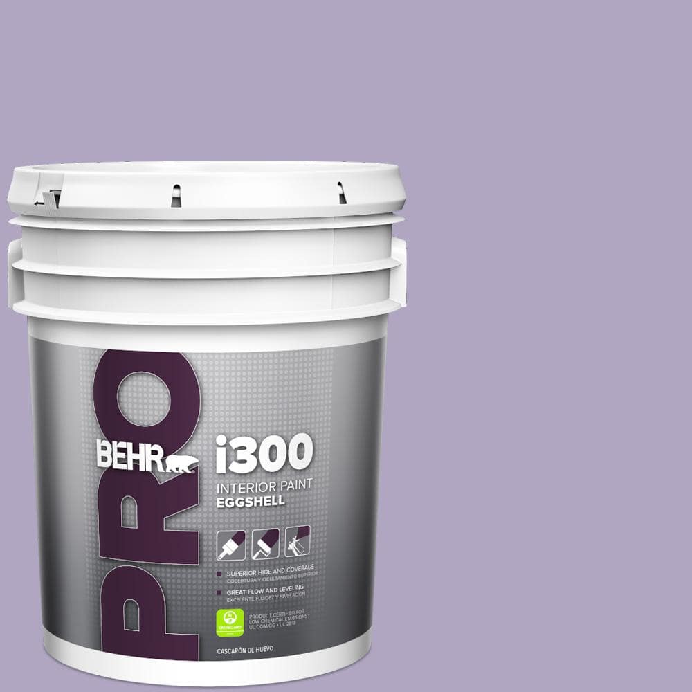 BEHR PRO 5 gal. #650D-4 Winter Amethyst Eggshell Interior Paint