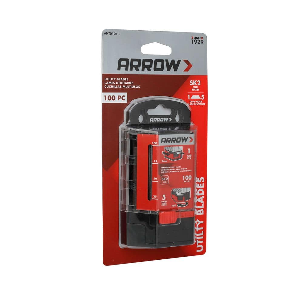 Arrow Fastener Utility Blades 100-Pack (Normal SK2) (3)