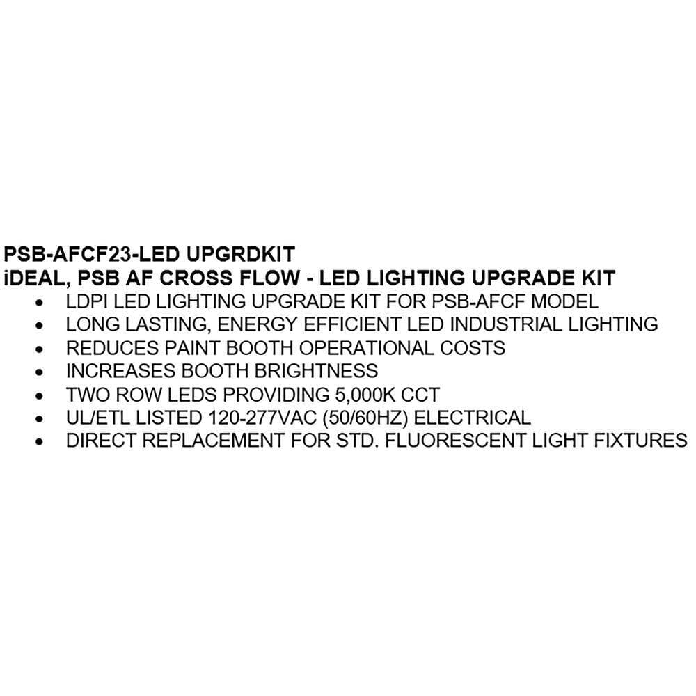 TUXEDO LED Lighting Upgrade Kit for Cross Flow Booth (3)
