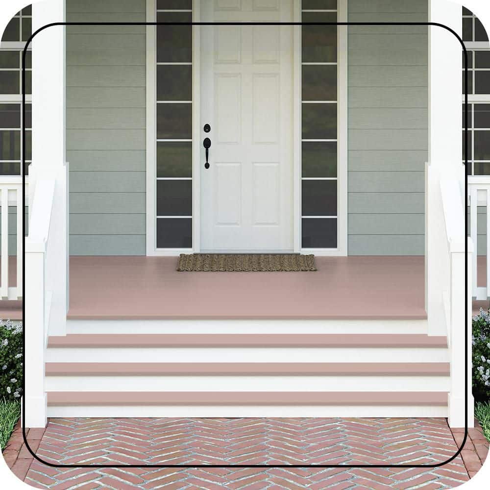 BEHR PREMIUM #HDC-CT-07A Textured Low-Lustre Enamel Interior/Exterior Porch and Patio Anti-Slip Floor Paint (2)