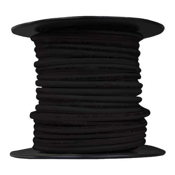Unbranded 50 ft. 14 Gauge Black Stranded Copper THHN Wire (2)