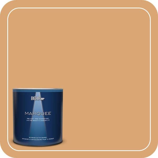 BEHR PREMIUM PLUS #BIC-14 Fresh Nectar Flat Low Odor & Primer (4)