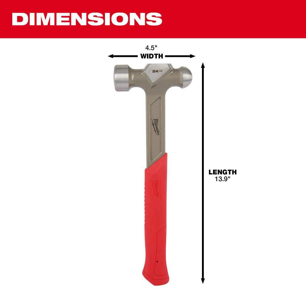 Milwaukee Steel Ball Peen Hammer (3)