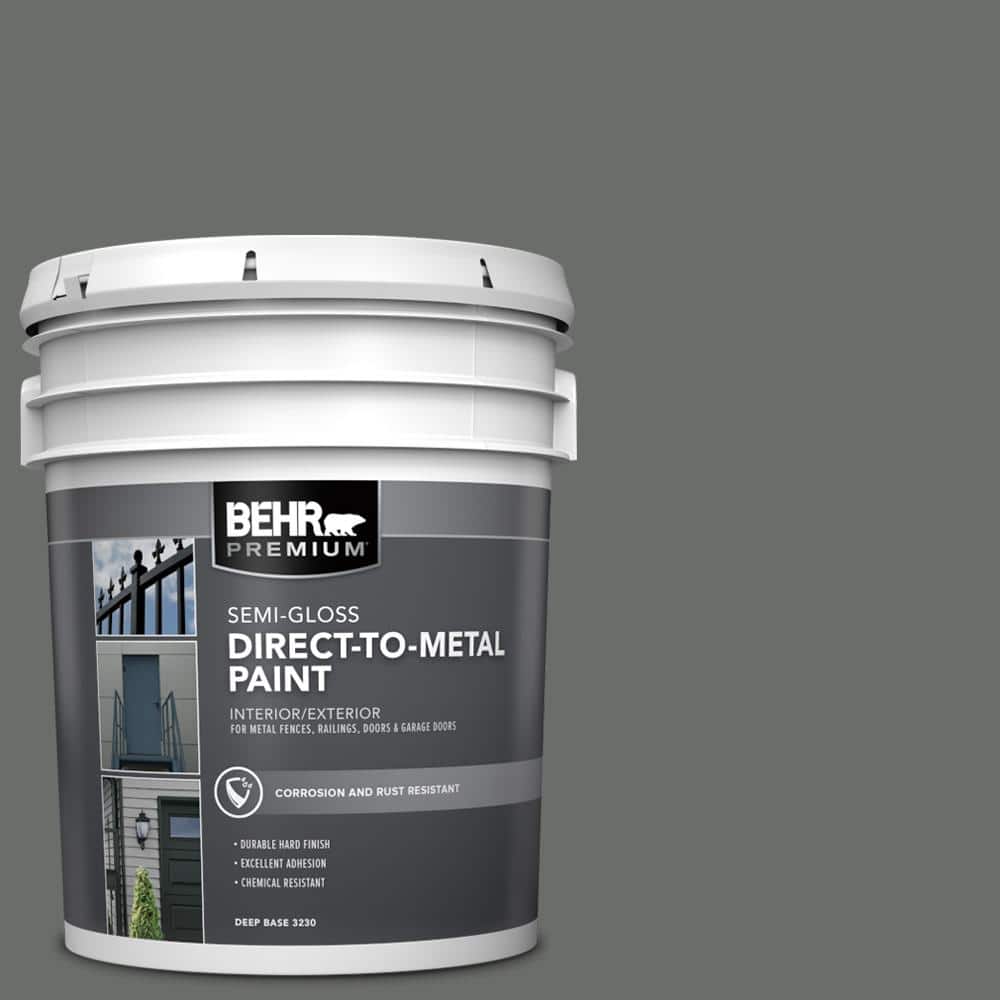 BEHR PREMIUM 5 gal. #PPU25-03 Shadows Semi-Gloss Direct to Metal Interior/Exterior Paint (1)