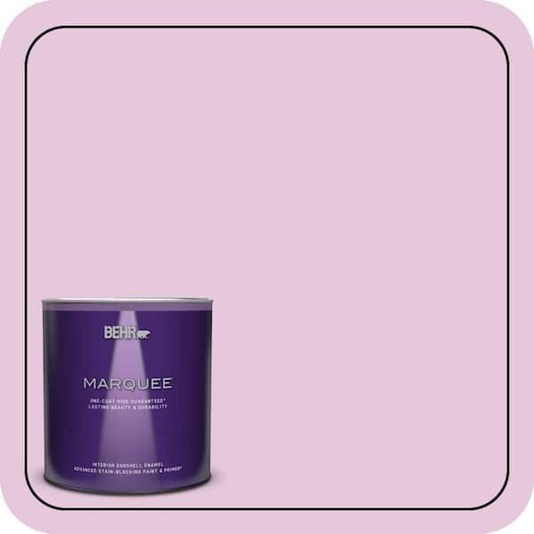 BEHR PREMIUM PLUS 5 gal. #M120-2 Kiss Good Night Semi-Gloss Enamel Low Odor Interior Paint & Primer (2)