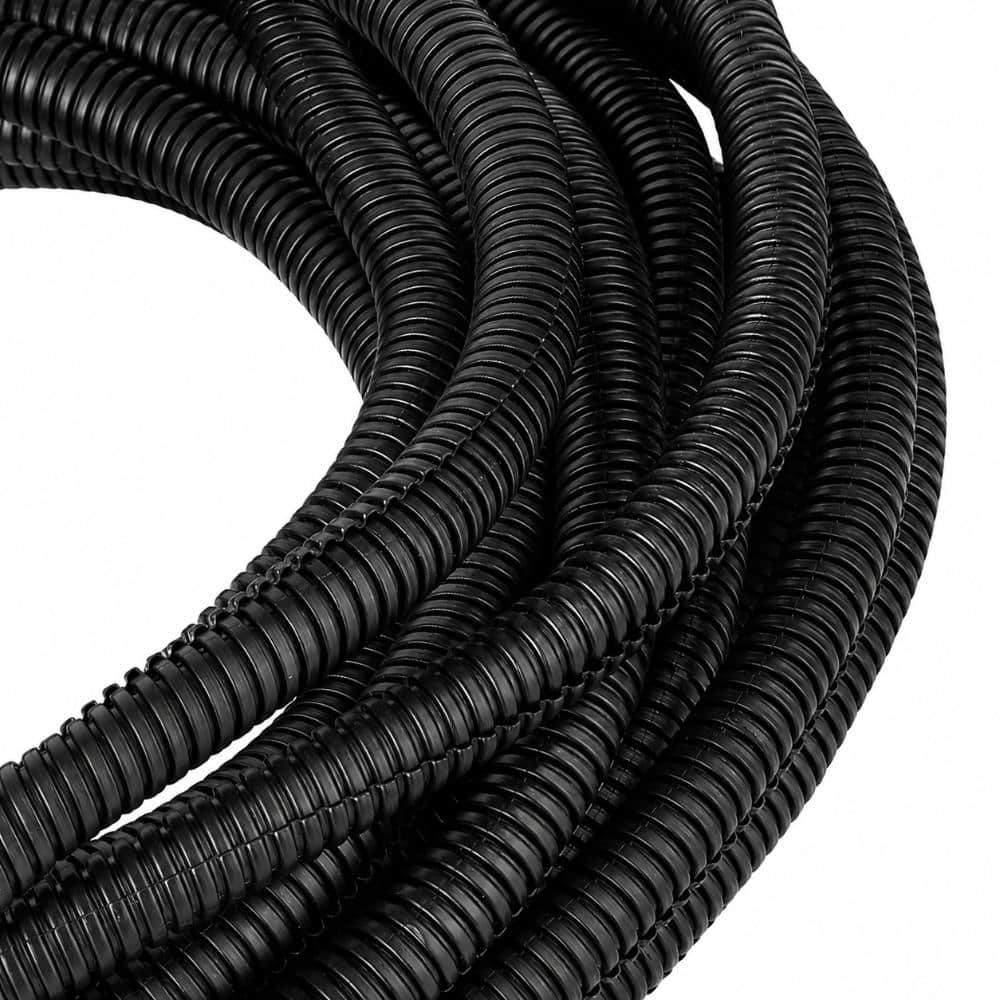 Unbranded 30 ft Split Loom Cord Protector for Pet Chewing, Flexible Wire Cover Tubing 15.8 mm OD for Home Cable (1)