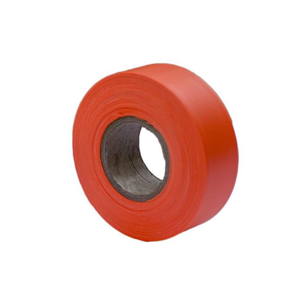 Bon Tool 1-3/16 in. x 150 ft. Fluorescent Orange Flagging Tape (12-pack)