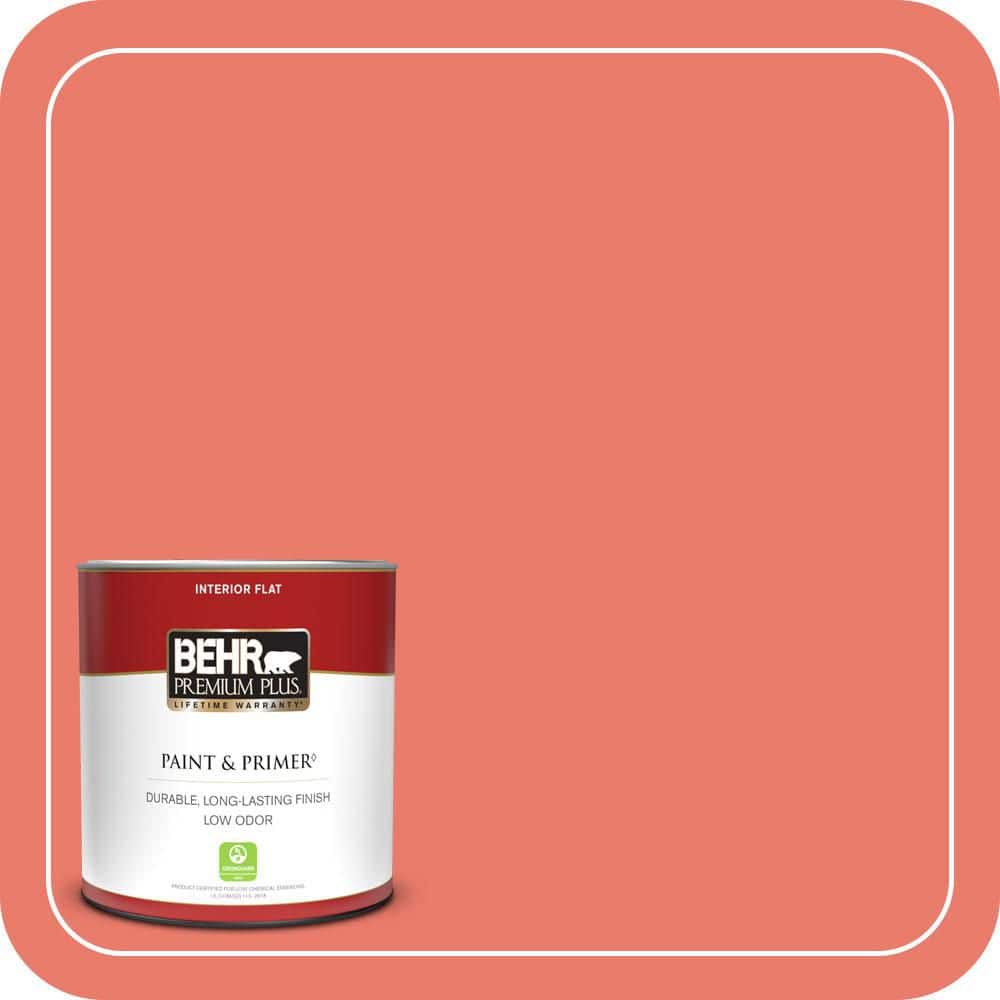 BEHR PREMIUM PLUS #180B-5 Cool Lava Flat Low Odor & Primer (1)