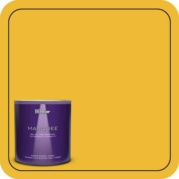 BEHR MARQUEE 1 qt. #T11-11 Lizard Breath Eggshell Enamel Interior Paint & Primer (2)