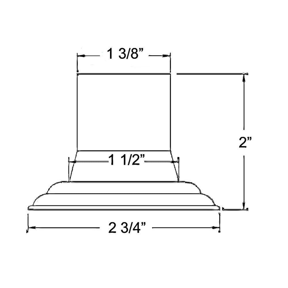 Barclay Products Decorative Shower Rod Flange (2)