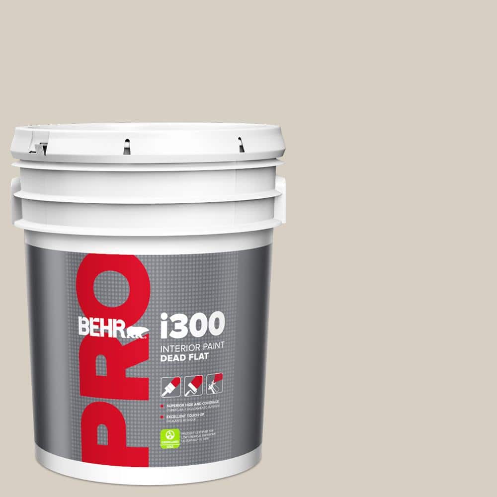 BEHR PRO 5 gal. #BWC-24 Mocha Light Dead Flat Interior Paint (1)