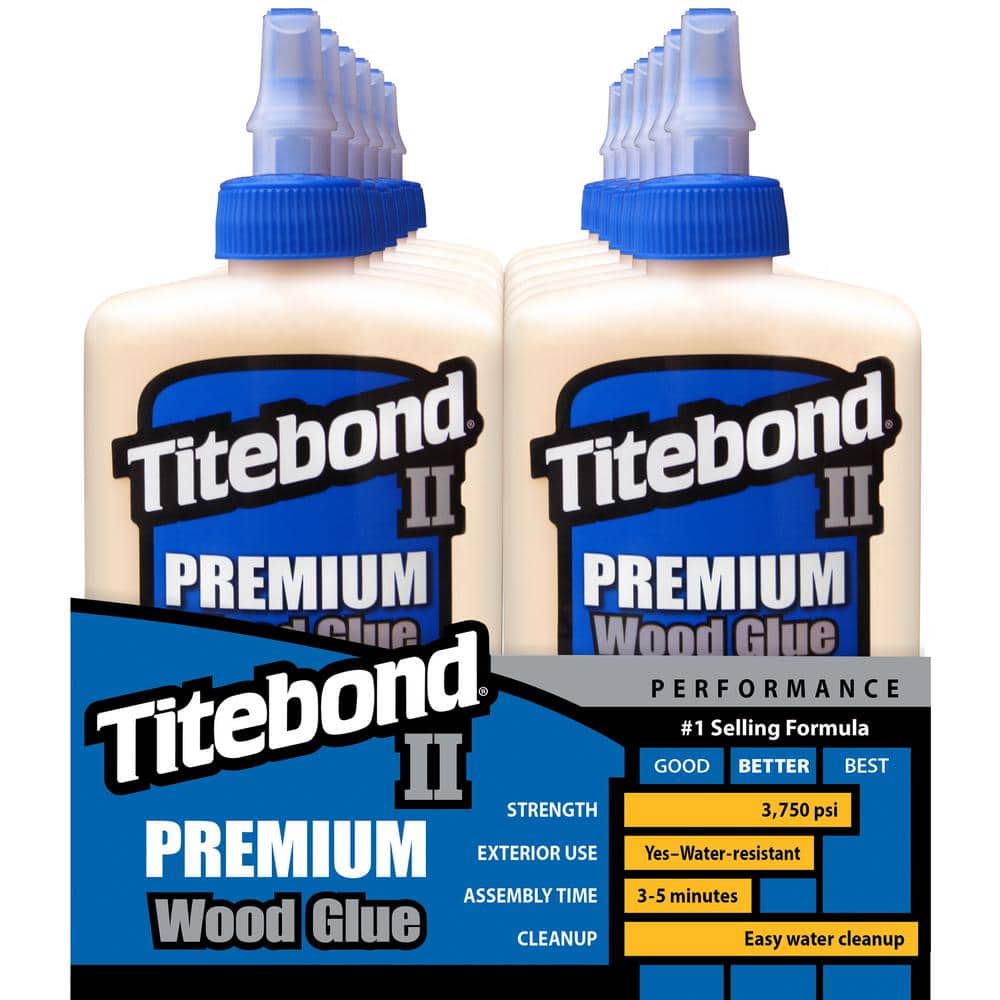 8 oz. Titebond II Premium Wood Glue (12-Pack)