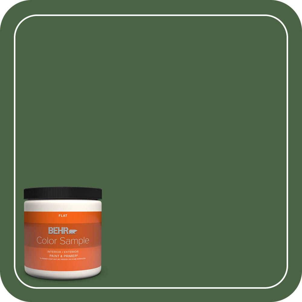 BEHR PREMIUM PLUS #S400-7 Deep Viridian Enamel & Primer Color Sample (1)