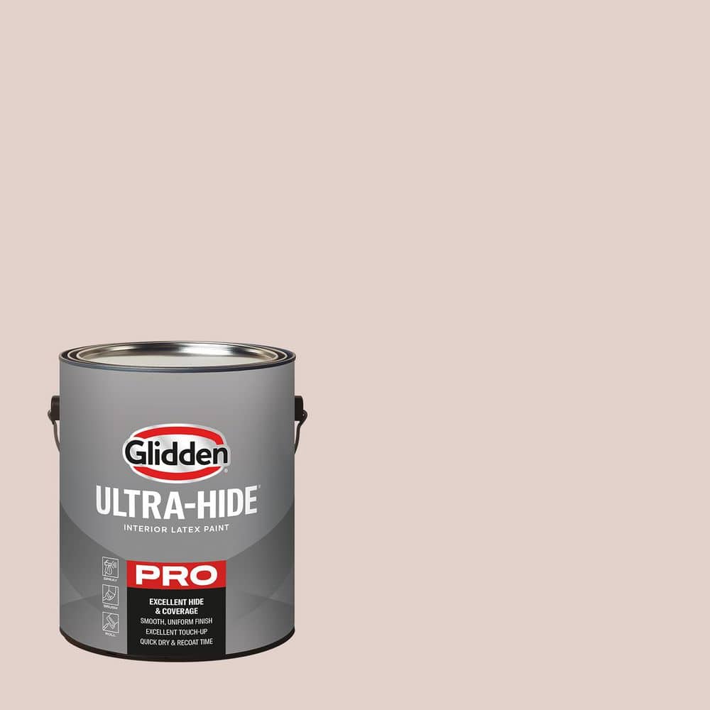 Glidden Ultra-Hide 1 gal. PPG1060-2 China Silk Satin Interior Paint