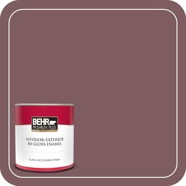 BEHR PREMIUM PLUS #110F-6 Purplestone Enamel Low Odor & Primer (3)