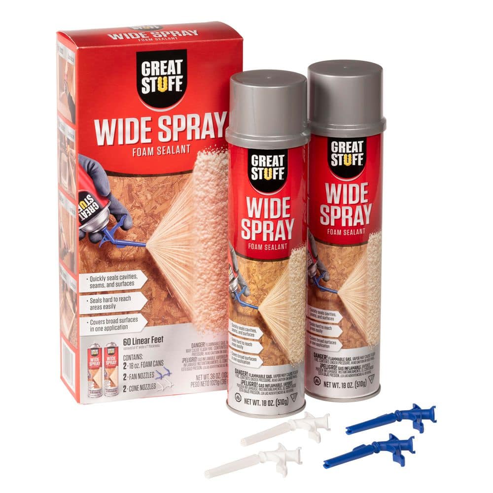 GREAT STUFF Wide Spray 18 oz. Spray Foam Sealant