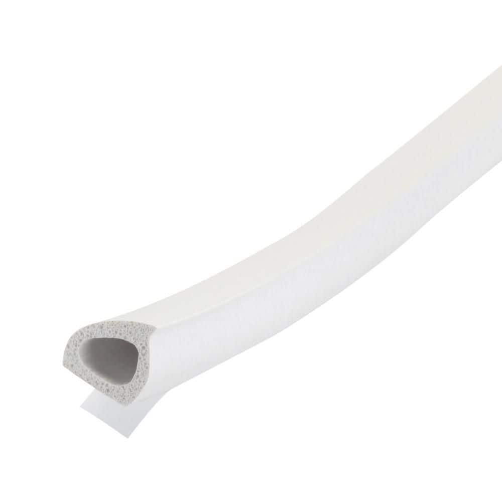 M-D Building Products 0.375 in. x 17 ft. White Silicone Rubber Window Seal for Ex-Large Gaps Weatherstrip Roll