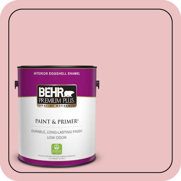 BEHR PREMIUM PLUS #130C-2 Cafe Pink Enamel Low Odor & Primer (2)