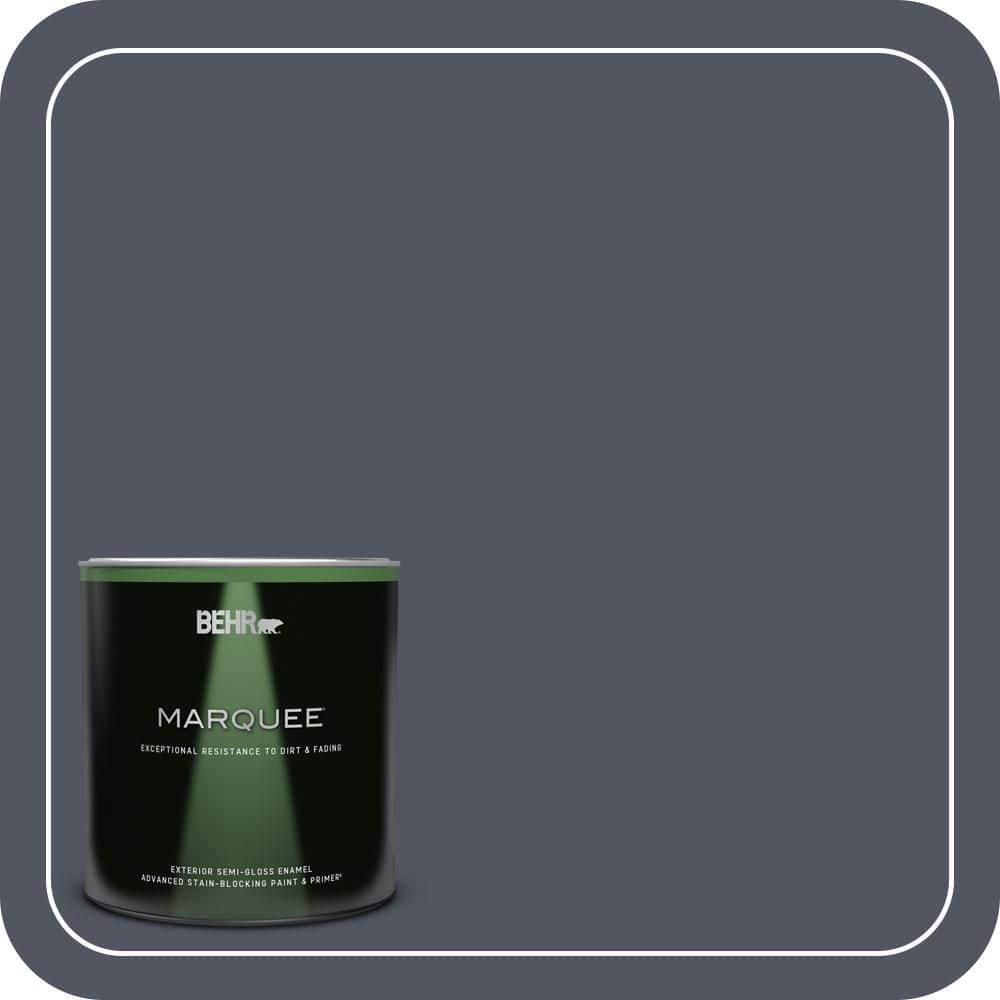 BEHR MARQUEE 1 qt. #MQ5-06 Ball Gown Semi-Gloss Enamel Exterior Paint & Primer