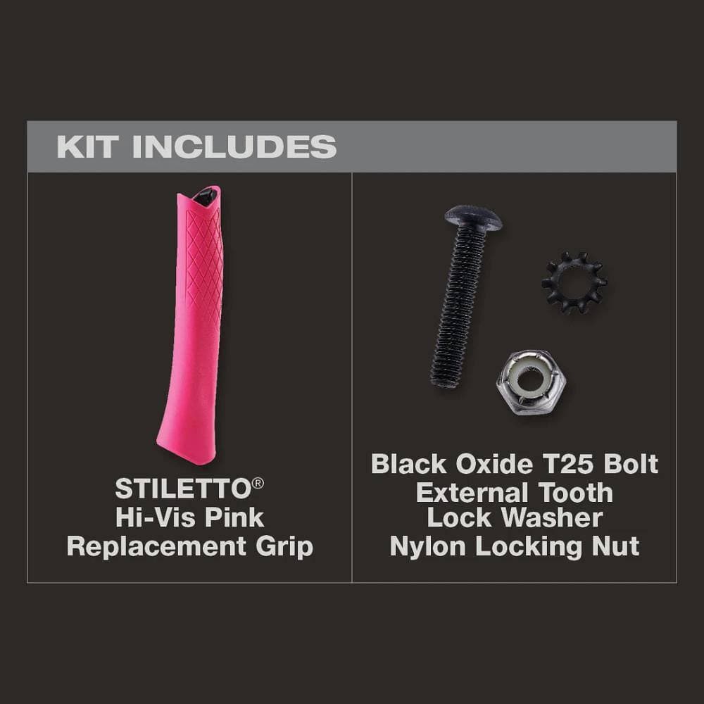 Stiletto TiBone/TRIMBONE Hammers Pink Replacement Grip (2)