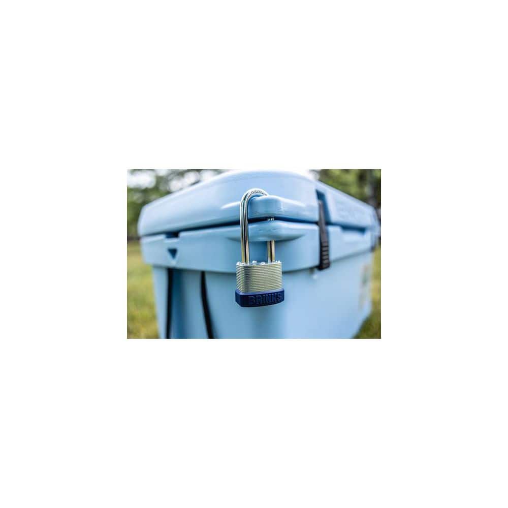 Brinks 1-1/8 in. (44 mm) Laminated Steel Keyed Padlock, 2-1/2 in. Shackle (4)