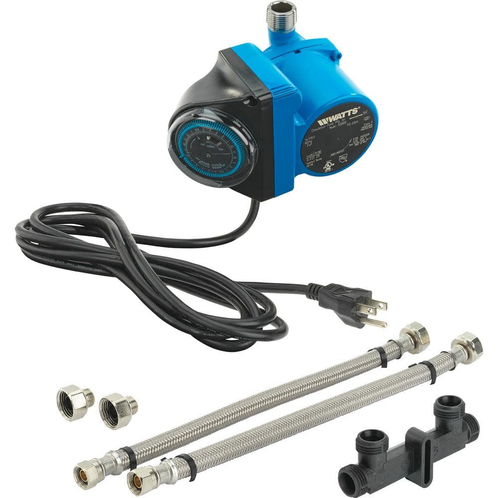 Watts Hot Water Recirculation System, heat H2O, 24 Hr Programmable Timer (4)