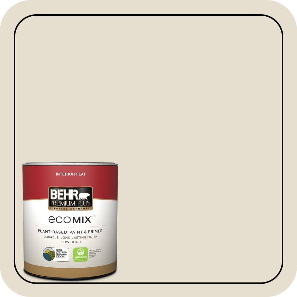 BEHR PREMIUM PLUS #750C-2 Hazelnut Cream Enamel EcoMix Plant-Based & Primer (1)